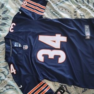 NwT Nike Legend Walter Payton Football Jersey with Stitched Name, Logo & #34
